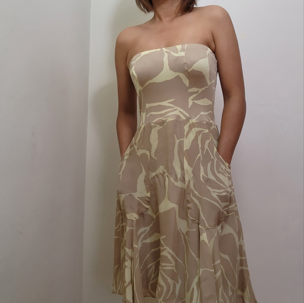Yaya small silk dress - Picture 2 of 10